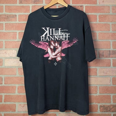 Vintage 00s Y2k Double Sided Kill Hannah ORIGINAL Band Tee - Extra Large 