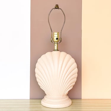 Petite Plaster Shell Lamp