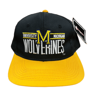 Vintage University Of Michigan "Wolverines" Snapback Hat