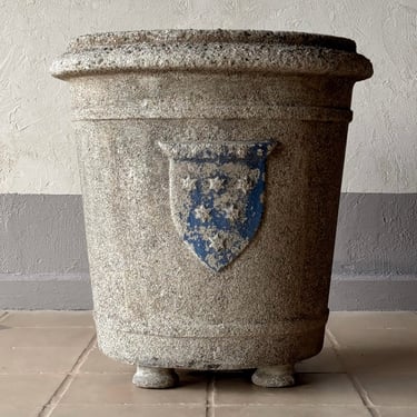 Concrete Italian Pot from a Property in Arezzo Circa 1900