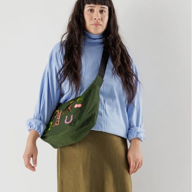 Medium Nylon Crescent Bag - Jessica Williams