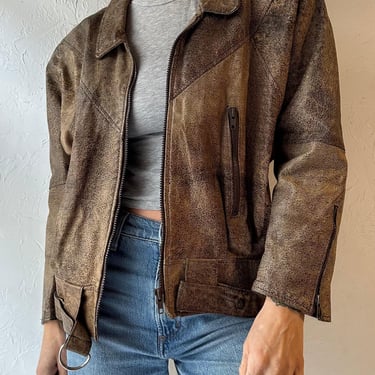 Euro Vintage 80〜90s suède leather jacket Vintage Size XL Suede Leather Jacket Suede Leather Jacket