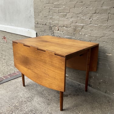 MCM Walnut Drop Leaf Table