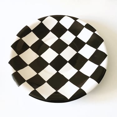 Ceramic Checkered Plate 