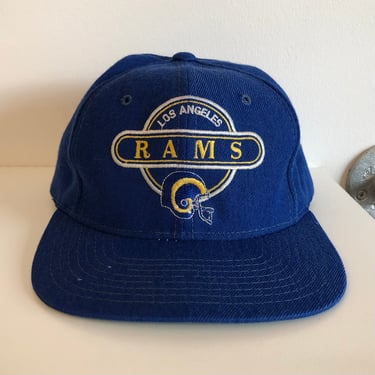 1990s Sports Specialties Los Angeles Rams Blue Snapback