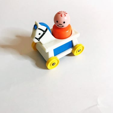 Fisher Price Little People Toys, Little People Car, Little People figurines, Little People Rocking Horse Vintage Toy 