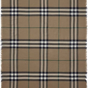 Burberry Women Giant Check Wool Scarf