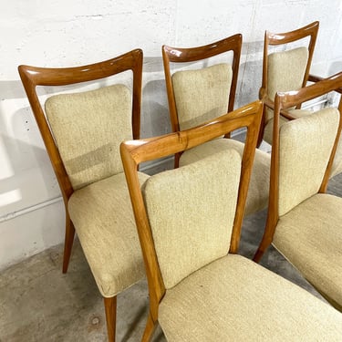 Melchiorre Bega Mid Century Italian Dining Chairs 