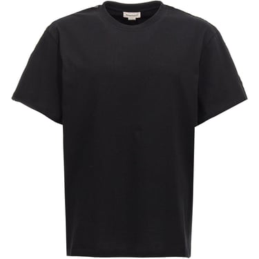 Alexander Mcqueen Men Contrast Band T-Shirt