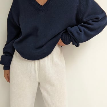 Vintage Midnight Cotton Sweater