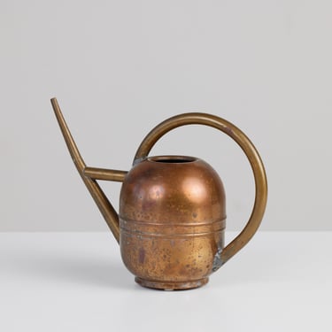 Art Deco Copper and Brass Watering Can by Chase 