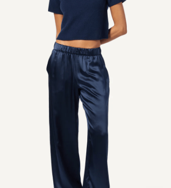 Brynn High Rise Pull On Wide Leg Pant