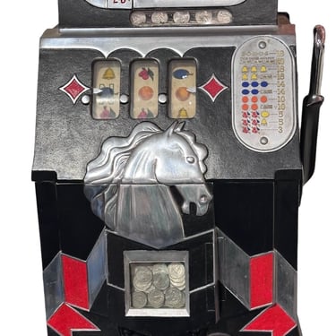 1930’s Mills Novelty Horsehead Bonus Slot Machine