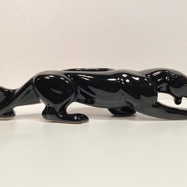 McCoy Black Panther Planter (Side Opening) 