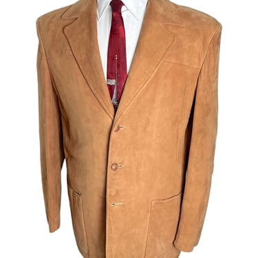 Vintage 1950s MCGREGOR "Drizzle" Suede Hollywood Jacket ~ size 38 ~ Leather ~ Rockabilly / Western ~ Sport Coat / Blazer ~ S to M 