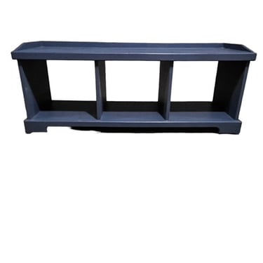 Pottery Barn Blue Painted Entry Bench w/cCubbys LC243-01