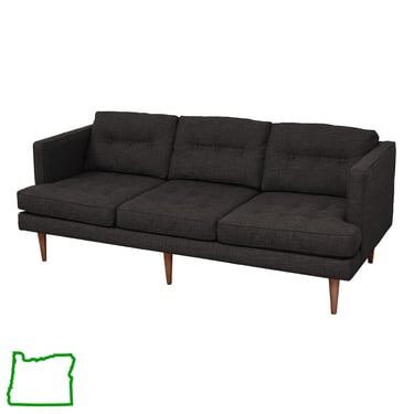 MCM Inspired Sofa in Smoke