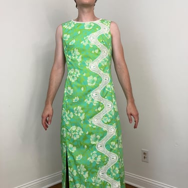chinese dress ladies 1960s The Lilly, Lilly Pulitzer Maxi in a RARE Dark Color Scheme – Retro  Kandy Vintage main image 1