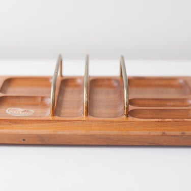 MCM Walnut Valet Tray 