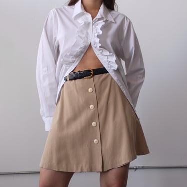 Vintage Breezy Silk Skirt - W28