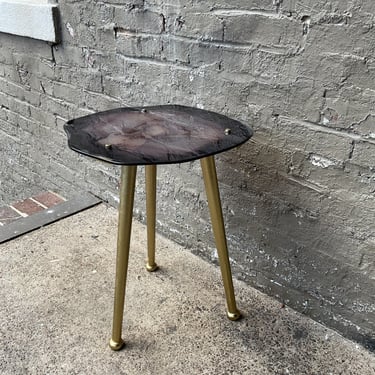 Glass Top Side Table