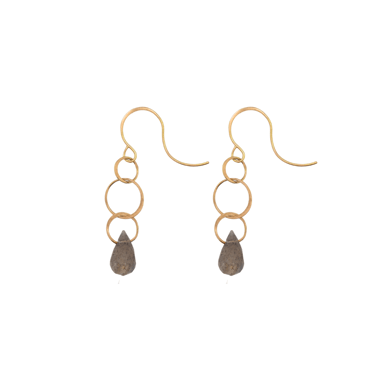 Labradorite Single Drop Earring