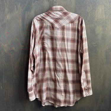 Vintage Pardners Plaid Pearl Snap