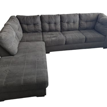 Gray Cloth Corner Sectional