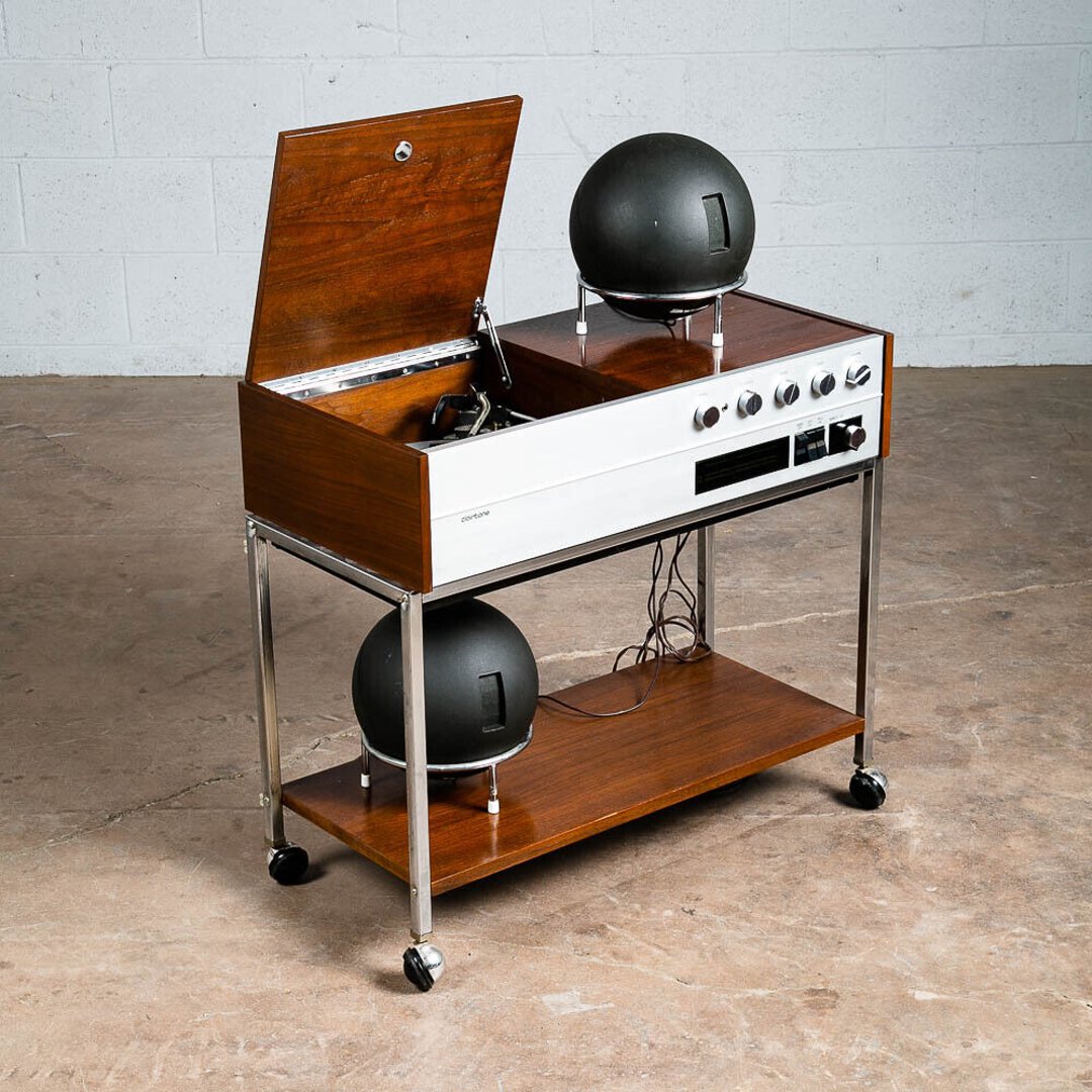 Mid Century Modern Stereo Console Clairtone Project T11G3 Walnut