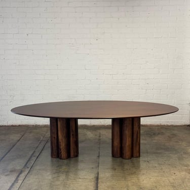 Oval Dining Table with Sculptural Bases - 1 of 1 