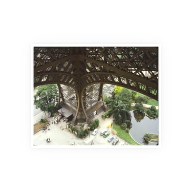 Vintage Kodachrome Slide Poster | La Tour Eiffel, Vue d'en Haut (Eiffel Tower, View From Above), Paris, '78