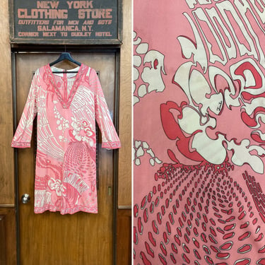 Vintage 1960’s Emilio Pucci Mod Op Art Silk Dress, Vintage Emilio Pucci, Op Art, Vintage 1960’s Dress, Silk Dress, Vintage Designer, Mod 