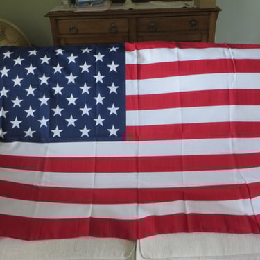 Vintage American Flag 50 Stars 8.5' x 4.5', Valley Forge