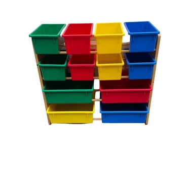 Children's Shoe Storage Home Basics 12 Bin Toy Organizer LY200-8