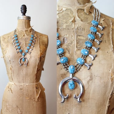 1950s GOLDETTE squash blossom necklace | new summer 