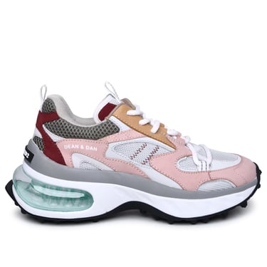 Dsquared2 'Bubble' Multi Leather Blend Sneakers Woman