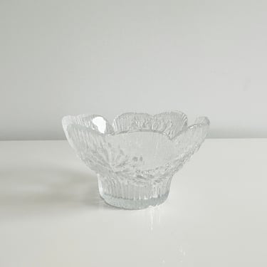 Dansk Floriform Flower Glass Textured Ice-Style 5
