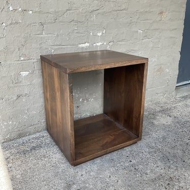 Modern Hardwood Cube Table