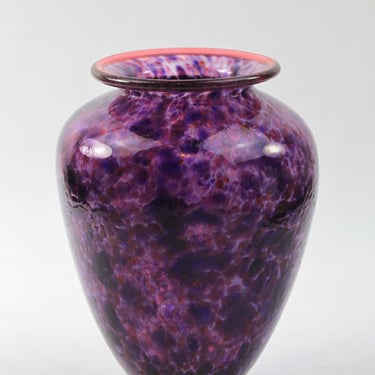 David and Melanie Leppla DKL Studio Art Glass Vase 