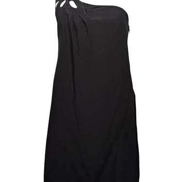 Tibi - Black Sleeveless One Shoulder Dress Sz 0