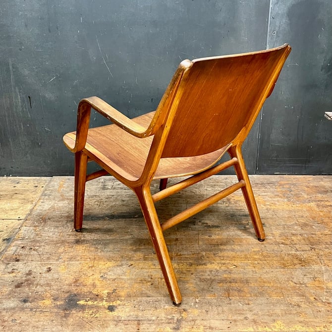 Teak AX Easy Chair by Peter Hvidt + Orla Mølgaard-Nielsen for Fritz Hansen Danish Vintage Modern Mid-Century 1960s Design 