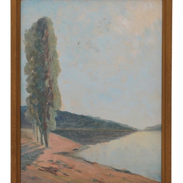 Framed Vintage Landscape Painting VI