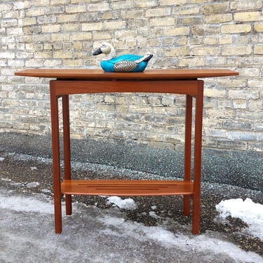 Made In Minnesota: Sapele Wood Console Table 