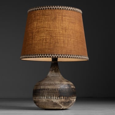 Ceramic Lamp by Jacques Pouchain