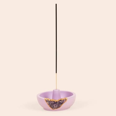 Amethyst Geode Incense Holder