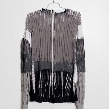 JRAT 3T Sweater Dress - White/Black/Grays