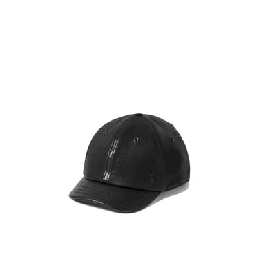 Saint Laurent Cassandre Leather Cap Women