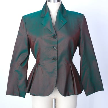 1990 Romeo Gigli Silk Iridescent Blazer*