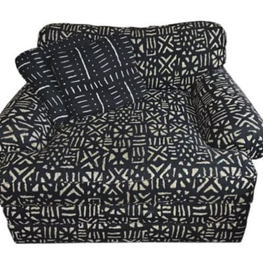 Mud Cloth Oversized Chair