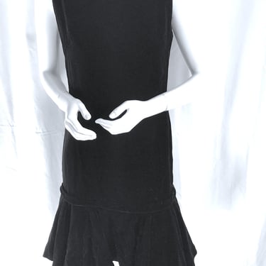 1960s Dior New Look Vibe, Anne Klein JUNIOR SOPHISTICATES, Black Velvet LBD, 60s Bonwit Teller Dress, Dropped Waist Flapper Vib, Demure Chic 